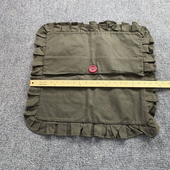 Christmas Biltmore Inspirations Pillow Sham Covers Set Of 2 Embroidered Sleigh - Picture 11 of 15